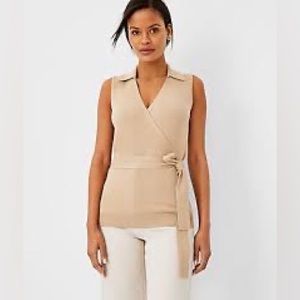 Ann Taylor Wrap Shell